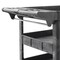 Dryser Utility Cart with Wheels, 46" x 25" Heavy Duty 550 lb. Capacity with Shelves - 3 Tier Rolling Cart with Two 5" Swivel Casters for Warehouse, Garage, Cleaning